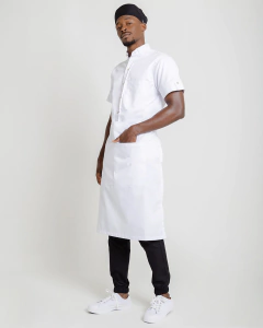 DELANTAL FALDON CORTO BLANCO