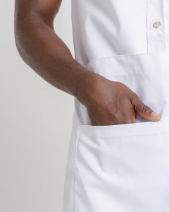 DELANTAL FALDON CORTO BLANCO