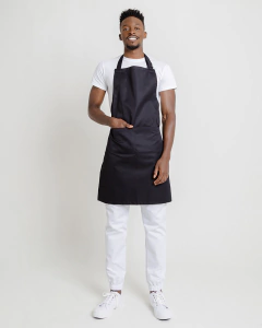 DELANTAL PECHERA NEGRO - comprar en línea