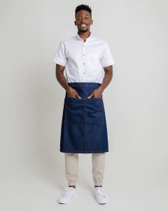 DELANTAL FALDON LARGO INDIGO