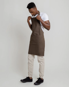 DELANTAL PECHERA CAFE - comprar online