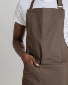 DELANTAL PECHERA CAFE - tienda online