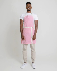 DELANTAL PECHERA ROSADO - comprar en línea