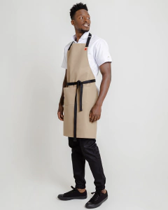 DELANTAL PECHERA CAQUI