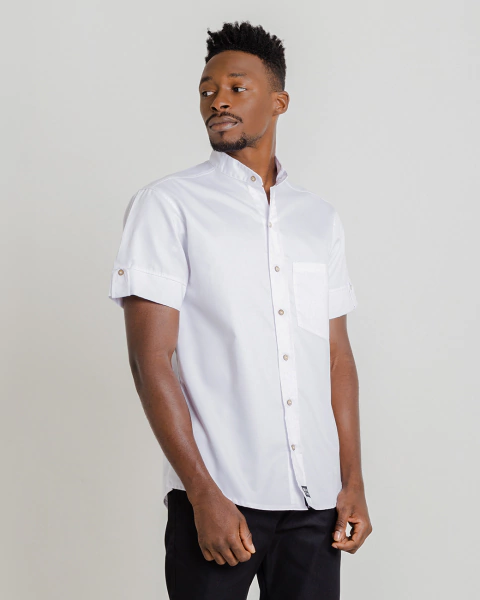 CAMISA MASCULINA NERU BLANCA