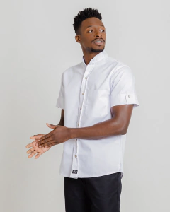 CAMISA MASCULINA NERU BLANCA - All In Chef