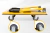 Carretilla carga c/plataforma 200Kg Plegable amarillo base 47x70cm - Precintos Manuales