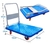Carretilla carga c/plataforma 400Kg Plegable azul Base 60x90cm - comprar online