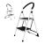 Escalera 2 escalones 125x45cm soporta 150kg metálica antideslizante