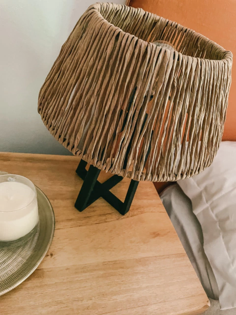 VELADOR HONGO PIE DE HIERRO CORTO (A PEDIDO)