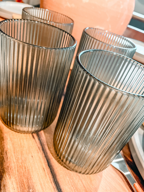 VASOS IRIS GREY LARGE X6 - comprar online