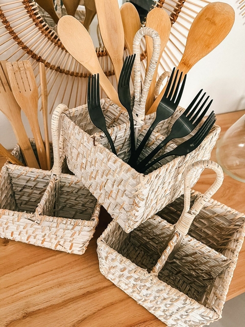 ORGANIZADOR RATAN BLANCO