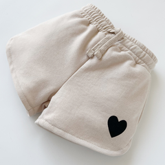 Short Heart Beige - Buditas