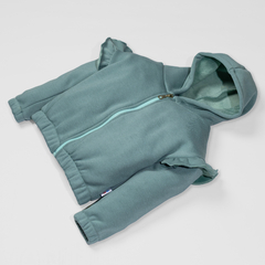 Campera Verde Agua con piel en internet