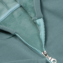 Campera Verde Agua con piel - Buditas