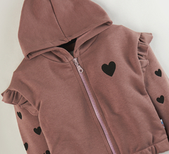 Campera Heart Rosa - comprar online