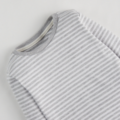 Pijama Rayado Gris - Buditas