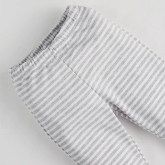 Pijama Rayado Gris - tienda online