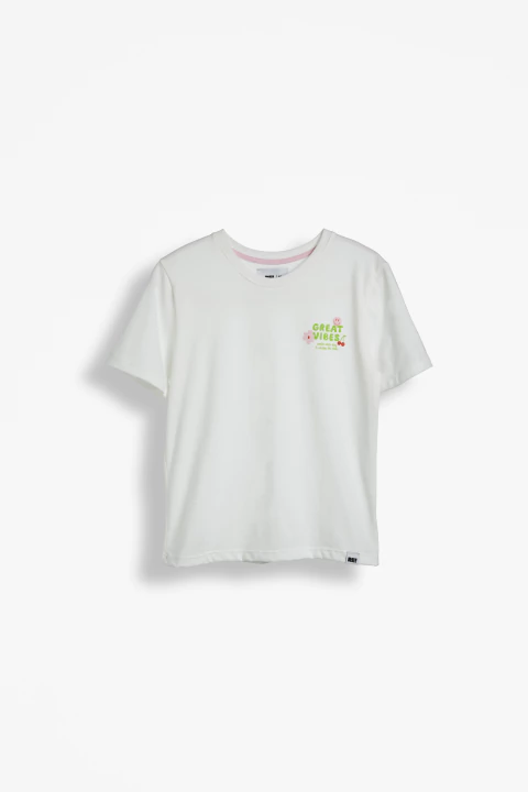 Remera Smile crudo - comprar online