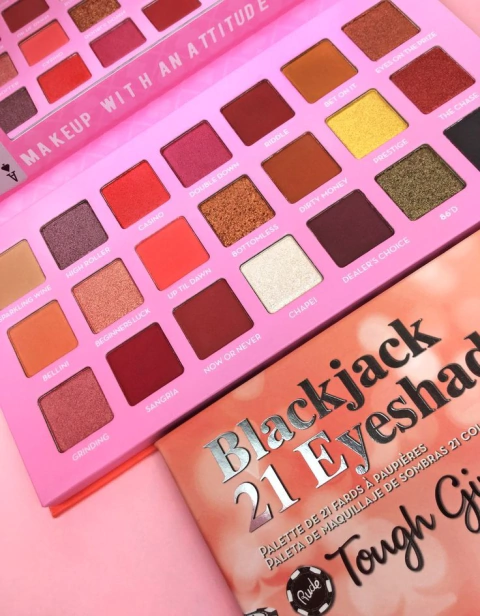 Rude Cosmetics - Blackjack 21 Eyeshadow Palette - Tough Girl