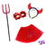 #atelievivicastro, #vivicastrofestas, Kit Diabinha Vermelho Completo, Kit Diabinha Tridente, saia tutu vermelha, tiara diabinha, fantasia carnaval de rua, halloween, cosplay, fantasia erotica,