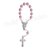 mini terço rosa, tercinho, tercinho batizado, lembrança de batizado, batizado católico, terço para lembrança, atelie vivi castro