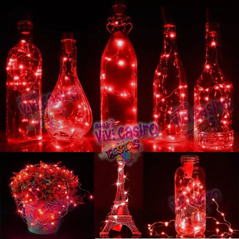 #atelievivicastro, fio de led, rolha led, fio de fada, rolha led verde, decoração led garrafa, balada neon, festa neon, fio led com rolha, rolha led 25 de março,