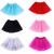 Saia de Tule com Brilho Rosa 40cm