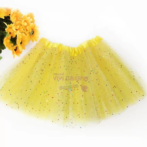 saia de tule, saia de tule para carnaval, saia de tule com brilho, saia de tule infantil e adulto, saia unicórnio, saia de tule 25 de março, saia de tule preta, rosa, amarela, saia de tule girassol
