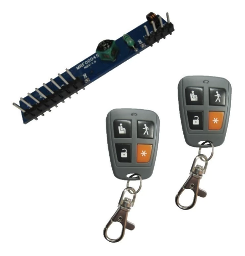 Kit Para Hacer Inalambrica Tu Alarma X28 Receptor 2 Controles Remotos seguridad - comprar online