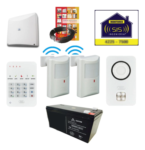 Kit Alarma Domiciliaria Inalambrica X28 Casa Departamento seguridad - comprar online