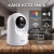 Cámara Seguridad IP WiFi Domo Interior 3MP 2k Kaise KC33 PTZ - comprar online
