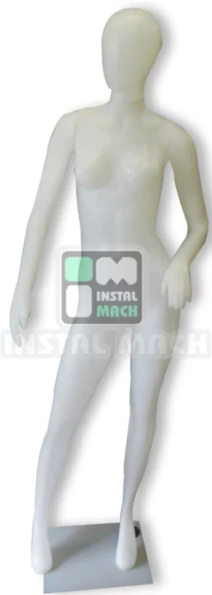 dama blaco paso plastico facetada