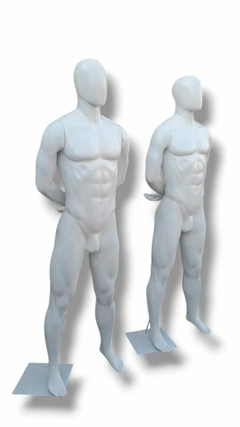 MANIQUIE FIBRA DE VIDRIO HOMBRE MANO ATRAS IMPORTADO - comprar online