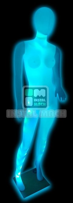 MANIQUIES PLASTICO IRROMPIBLES CON LUZ DE LED (VARIOS COLORES Y EFECTOS) - comprar online