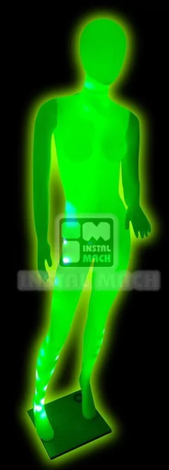 MANIQUIES PLASTICO IRROMPIBLES CON LUZ DE LED (VARIOS COLORES Y EFECTOS) en internet