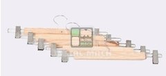 PERCHA MADERA ADULTO 34CM CON BROCHE