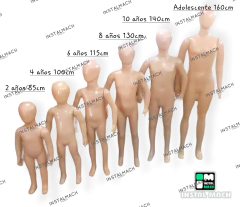 MANIQUIES PLASTICO IRROMPIBLES DE NIÑOS TODAS LAS EDADES METALIZADOS en internet