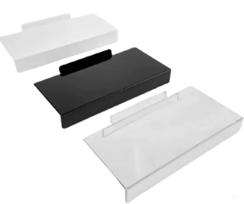 Porta Calzado Exhibidor Bandeja Acrilica Para Panel Ranurado