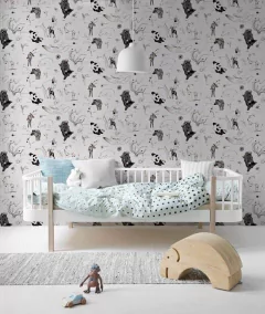 EMPAPELADO Amor Blanco Picnic by Pesqueira ( producido x muresco )