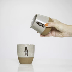 Imagen de cuenco gres gris