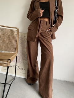 Pantalon Amsterdam corderoy chocolate