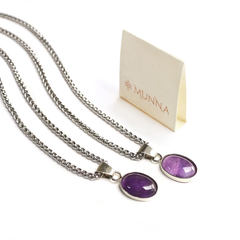 Collar Seguridad Amatista