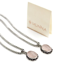 Collar Cuarzo Rosa