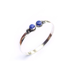 Brazalete alpaca Lapislázuli