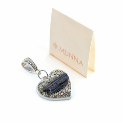 Home Spray para mejorar el estado de ánimo + dije de corazón con turmalina negra y pirita - Munna Accesorios de Diseño
