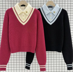 Sweater Chanel bi color (Importado) en internet