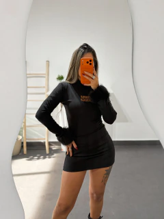 Imagen de Remera Miu Miu Con piel (Importada)