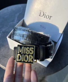 Cinto Mis Dior Negro/Oro (Triple A) - comprar online