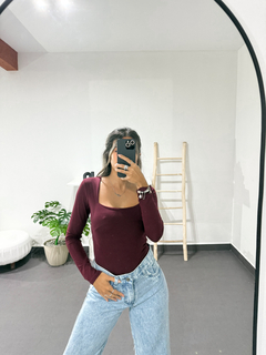 Body Maria Bordo - comprar online